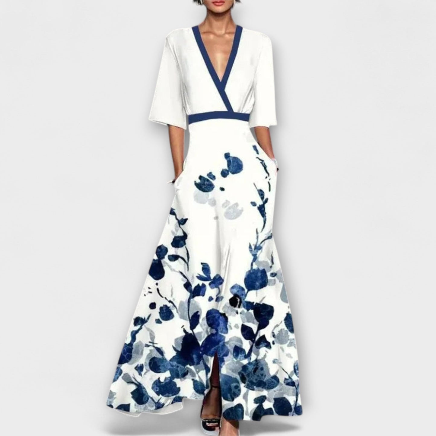 Alma – Elegant damklänning med ärmdesign