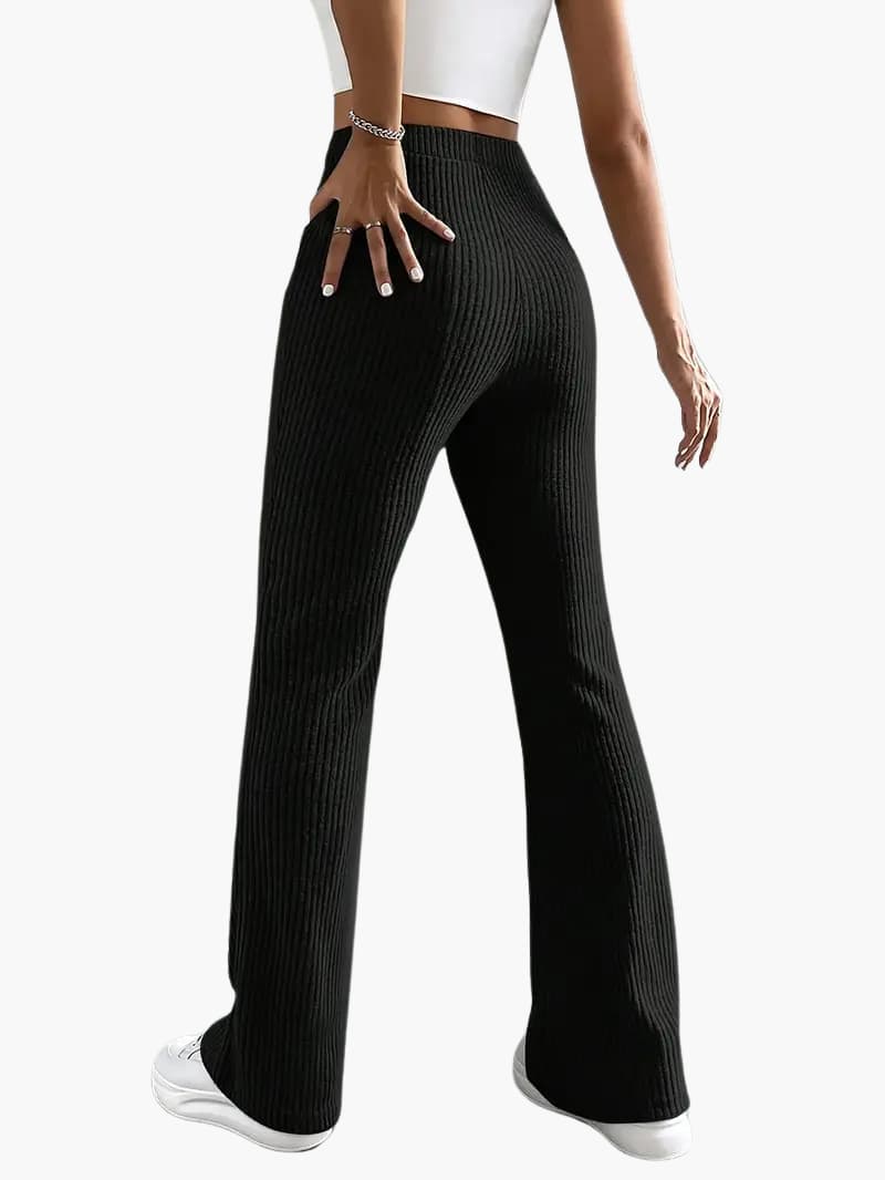 Fee | Långa avslappnade byxor med hög midja