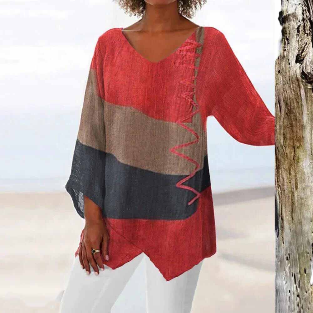 Caitlin | Stilig Loose-Fit Boho Top