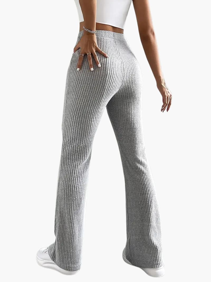 Fee | Långa avslappnade byxor med hög midja