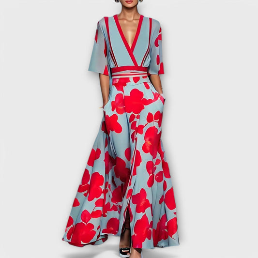 Elise – Elegant blommig tubklänning